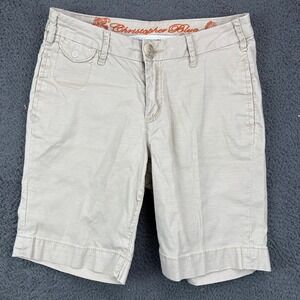 Christopher Blue Kids Tan Linen Blend Casual Shorts Size 2‎ Khaki
